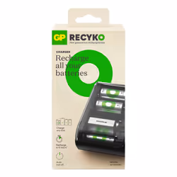 GP Batteries ReCyko+ B631, Hybrides nickel-métal (NiMH), 9V, AA, AAA, C, D