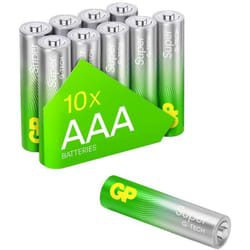 Gp Super Pile LR3 (aaa) alcaline(s) 1.5 v 10 pc(s)