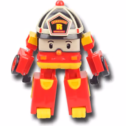 Silverlit Robocar POLI Roy, Camion de pompier, 3 an(s), Plastique, Rouge, Jaune