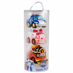 Silverlit Pack De 3 Véhicules Robocar À Friction