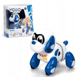 Robot interactif Chien Ruffy - Silverlit Ycoo - S88567 - Capteur tactile - LED brillants