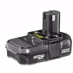 Batterie originale RYOBI ONE+ 18V 1,3Ah lithium RB18L13 Elle est compatible avec tous les outils RYOBI de la gamme ONE+