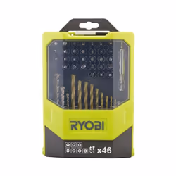Ryobi coffret mixte 46 accessoires