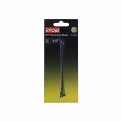 Présentation : 5 lames à chantourner RYOBI pour scie à chantourner RSW1240G SSB18TPI , 18 TPI 133 mm Avantages : Idéale pour ...