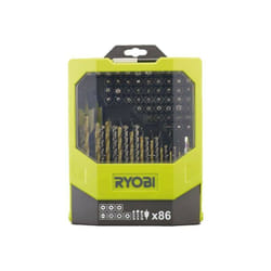 Coffret 86 accessoires mixtes - perçage et vissage RAK86MIXC - Ryobi