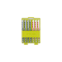 Ryobi - Coffret de 10 lames pour scie sauteuse 102 mm bois - plastique - bimétal RAK10JSB