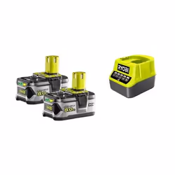 Ryobi RC18120-250, Batterie rechargeable, Lithium-Ion (Li-Ion), 18 V, 2 pièce(s), 5000 mAh, Haut