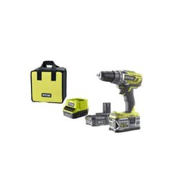 Perceuse-visseuse RYOBI 18V One+ 2 batteries LithiumPlus 2.0Ah et 5.0Ah - chargeur rapide 2.0Ah R18DD3-252S