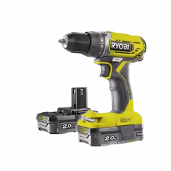 Ryobi R18DD2-220S, Visseuse, Poignée de pistolet, Noir, Vert, Gris, 18 V, Lithium, 2,5 Ah