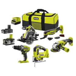 Ryobi R18CK5A-242S kit d'outil électroportatif sans fil