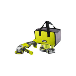 Ryobi - Meuleuse d'angle 18V One+ R18AG-140S - Batterie Lithium-ion 4.0 Ah - Chargeur
