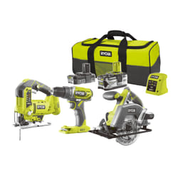 Ryobi R18DDJSCSP-242S kit d'outil électroportatif sans fil