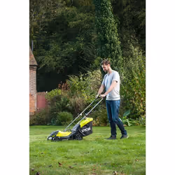 Ryobi RLM18C33B25 tondeuse à gazon Tondeuse à gazon poussée Batterie Noir, Vert clair