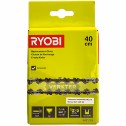 Chaîne de scie Ryobi RAC253 16''; 40 cm; 3/8''; 56; 1,3 mm