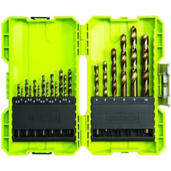 Coffret empilable RYOBI 19 forets HSS metal RAK19HSS2