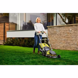 Ryobi RY18LMX40A-240 tondeuse à gazon Batterie Noir, Jaune