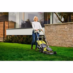 Ryobi RY18LMX40A-0 tondeuse à gazon Tondeuse à gazon poussée Batterie Noir, Vert clair