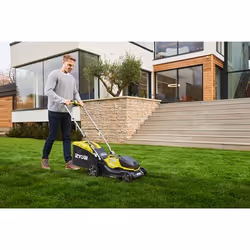 Ryobi RY18LMX37A-0 tondeuse à gazon Tondeuse à gazon poussée Batterie Noir, Vert - Vue supplémentaire 4
