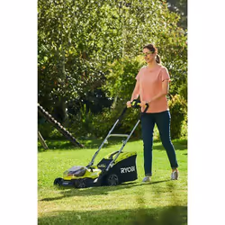 Ryobi RY18LMH37A-250 tondeuse à gazon Tondeuse à gazon poussée Batterie Noir, Vert - Vue supplémentaire 4