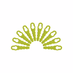 Description générale Lot de 10 lames de rechange RYOBI pour têtes double lames dentelées RAC158, compatible également avec le ...