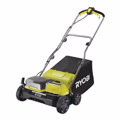 Ryobi RY18SFX35A-240, Tondeuse à gazon poussée, 35 cm, 55 L, 4 roue(s), Sans brosse, 1,5 m/s²