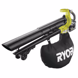 Ryobi RBV1850, 201 km/h, 201 km/h, 200 m³/min, 97,4 dB, Noir, 4,4 kg