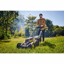 Ryobi RY36LMX51A-160 tondeuse à gazon Tondeuse à gazon poussée Batterie Noir, Vert clair - Vue supplémentaire 4