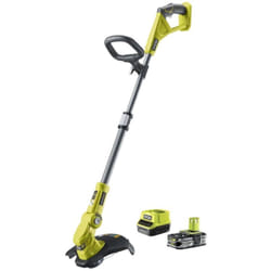 Ryobi - Coupe bordures - dresse bordures 18V One+ - 1 batterie LithiumPlus 2.5Ah - 1 chargeur rapide - 1 Tête double lames dentelées RLT183225FPK
