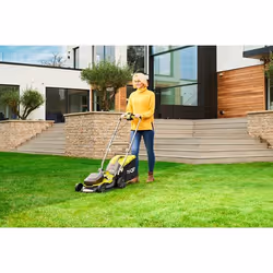Ryobi RY18LMH37A-225 tondeuse à gazon Tondeuse à gazon poussée Batterie Noir, Vert