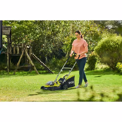 Ryobi RY18LMH37A-225 tondeuse à gazon Tondeuse à gazon poussée Batterie Noir, Vert