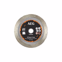 Présentation : Disque abrasif diamanté - 76mm - AAKMMTC01 , pour tous les outils de tronçonnage sur des supports variés comme ...