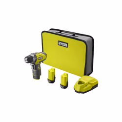 Description générale La perceuse-visseuse RYOBI 12V - 2 Batteries 2.0Ah - 1 Chargeur R12DD-220S est conçue pour répondre à to ...