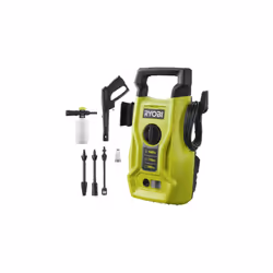 Présentation : Ce nettoyeur haute pression RYOBI - 110 Bars - 1400W - RY110PWA convient pour le nettoyage de votre véhicule e ...