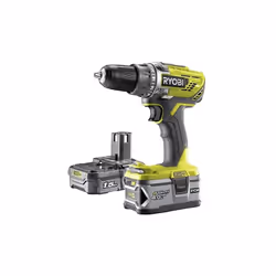 Description générale La perceuse visseuse sans fil RYOBI 18V est l'outil idéal pour tous vos travaux de bricolage. Avec une p ...
