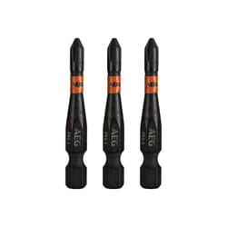 Embouts de vissage balistiques renforcés AEG - 50 mm - 3 pcs - PH2