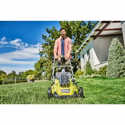 Ryobi RLM36X41H50PG tondeuse à gazon Tondeuse à gazon poussée Batterie Noir, Vert clair