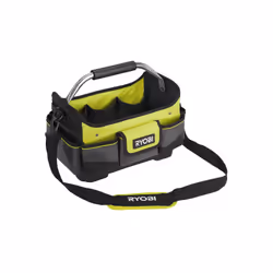 Le panier porte-outils RYOBI - 17 L - RBSSOT1 est idéal pour vos déplacements ! Il est doté d'une base rigide et renforcée, r ...