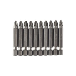 AEG - Embouts de vissage 50 mm - Acier - 10 pcs - PZ2