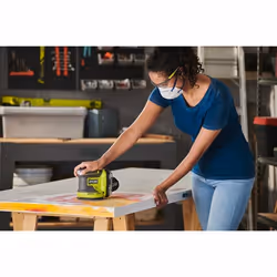 Ryobi RROS18-0 Ponceuse orbitale 20000 OPM Noir, Vert - Vue supplémentaire 6