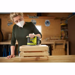 Ryobi RROS18-0 Ponceuse orbitale 20000 OPM Noir, Vert - Vue supplémentaire 8