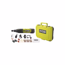Présentation : Cet outil multifonction RYOBI 12V - RRT12-120BA3/35, ses 35 accessoires , sa batterie 2.0Ah et son câble , vou ...