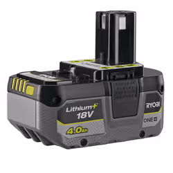 Batterie RB1840XG 18V ONE+ 4,0Ah RYOBI - Batterie au Lithium+ 4,0 Ah compatible et rétro-compatible avec les outils de bricol ...