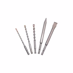 Présentation : Kit SDS Plus AEG - 3 Forets 6/8/10 mm - Burin pic - Burin plat , prêt à l'emploi, ces accessoires sont compati ...