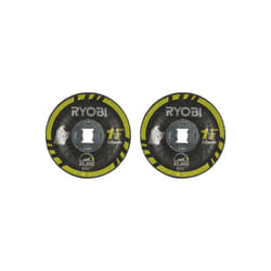 Ryobi - Lot de 2 disques à rectifier - RAR507-2 - Pour le métal - 38mm