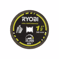 Présentation : Ce disque à tronçonner haute performance RYOBI - RAR303 - Pour la découpe du métal - 38mm est compatible avec ...