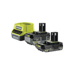Pack 2 batteries 18V One+ 4.0Ah et 2.0Ah - chargeur rapide 2.0Ah RC18120-242X - Ryobi