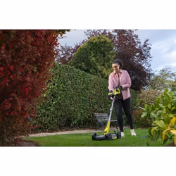 Ryobi RY18LMC30A-120 tondeuse à gazon Tondeuse à gazon poussée Batterie Noir, Vert - Vue supplémentaire 5