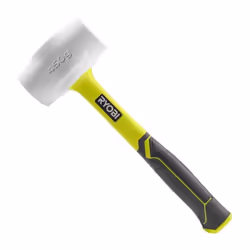 Présentation du Maillet RYOBI Le maillet RYOBI en fibre de verre de 450g est conçu pour les travaux de frappe délicats où un  ...