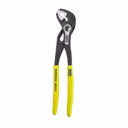 Pince perroquet avec bouton de déclenchement à profil fin, dents trempées, ouverture maximale 22 cm