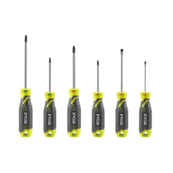 RHSDS6PC Jeu de tournevis magnétiques Embouts magnétiques antidérapants 6 pièces - Ryobi